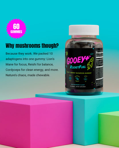Gooey+™ Rocket Fuel — Focus & Energy Mushroom