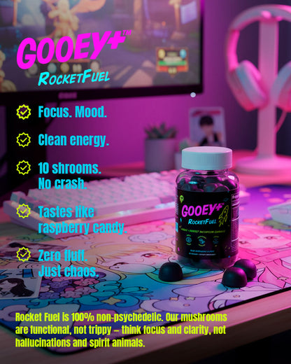 Gooey+™ Rocket Fuel — Focus & Energy Mushroom